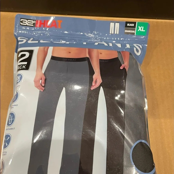 32 degrees men lounge pants 2pk medium - Picture 8 of 9